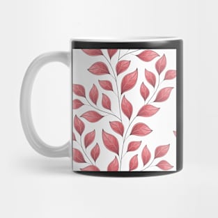 Spring Pattern with Floral Motifs Mug